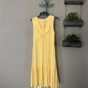 Calvin Klein Yellow Sleeveless Dress size 8
